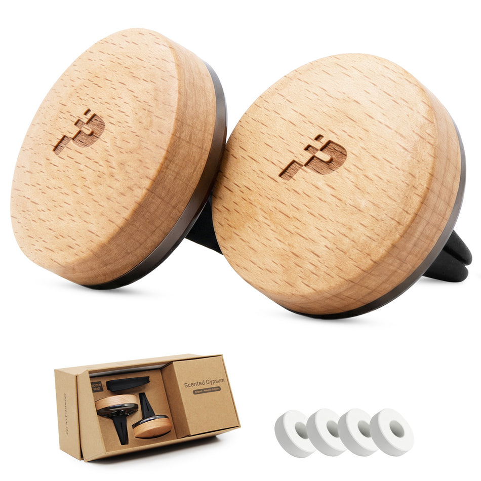 Car Air Freshener Wood Diffuser 2-Pack