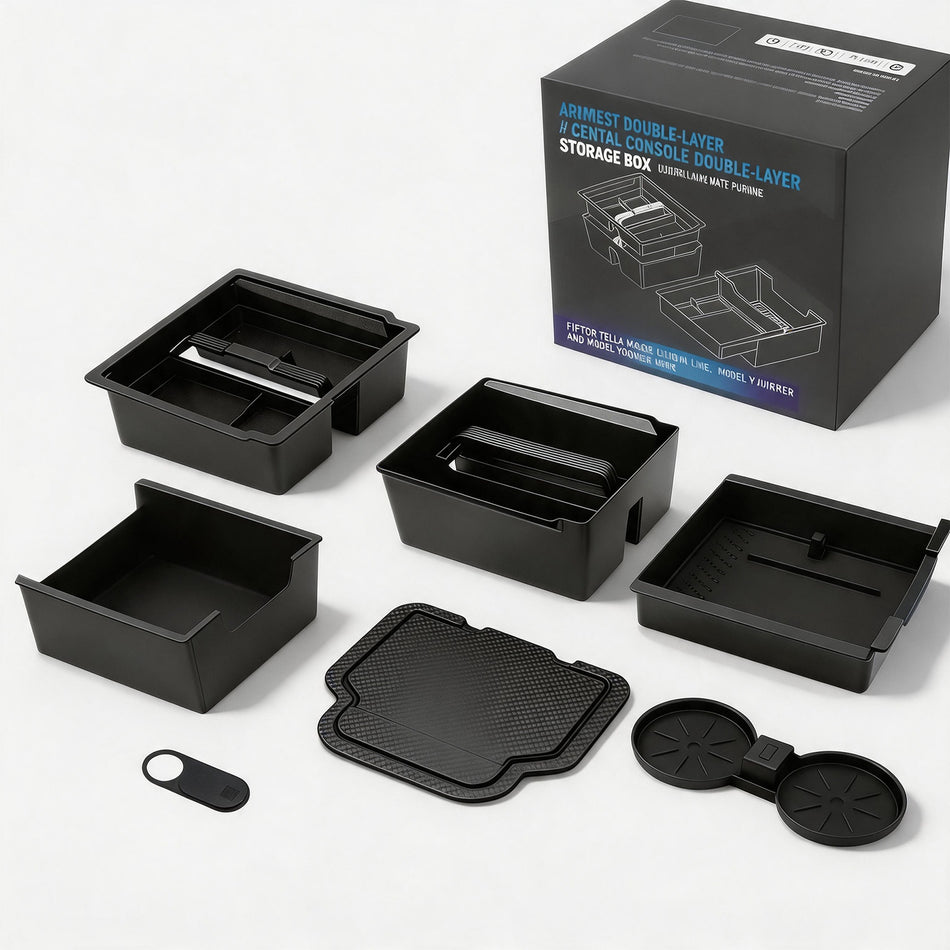 Center Console Organizer for Tesla Model Y (7PCS)